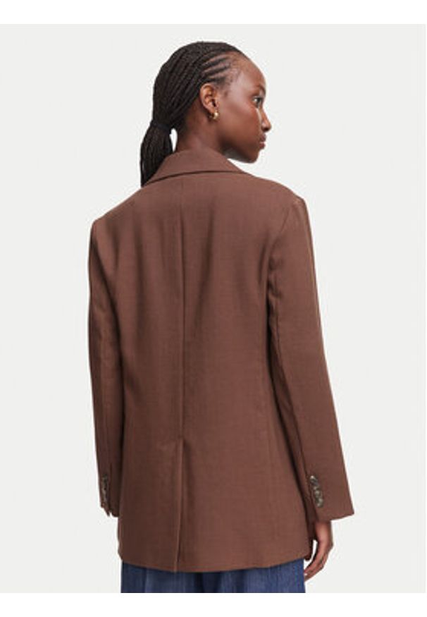 Weekend Max Mara Marynarka Asta 2625046031 Brązowy Regular Fit. Kolor: brązowy. Materiał: wełna
