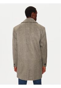 Guess Płaszcz wełniany M4BL14 WGGF0 Beżowy Regular Fit. Kolor: beżowy. Materiał: syntetyk #4