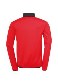 UHLSPORT - Bluza piłkarska męska Uhlsport Offense 23 1/4 zip. Kolor: biały, czerwony, wielokolorowy, czarny. Sport: piłka nożna