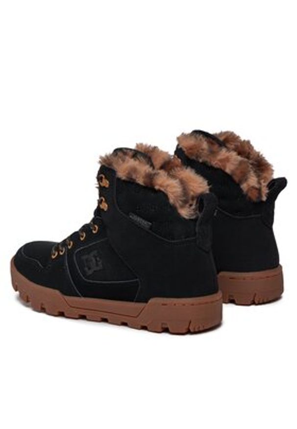 DC Shoes Trzewiki Manteca 4 ADJB100012 Czarny. Kolor: czarny. Materiał: skóra