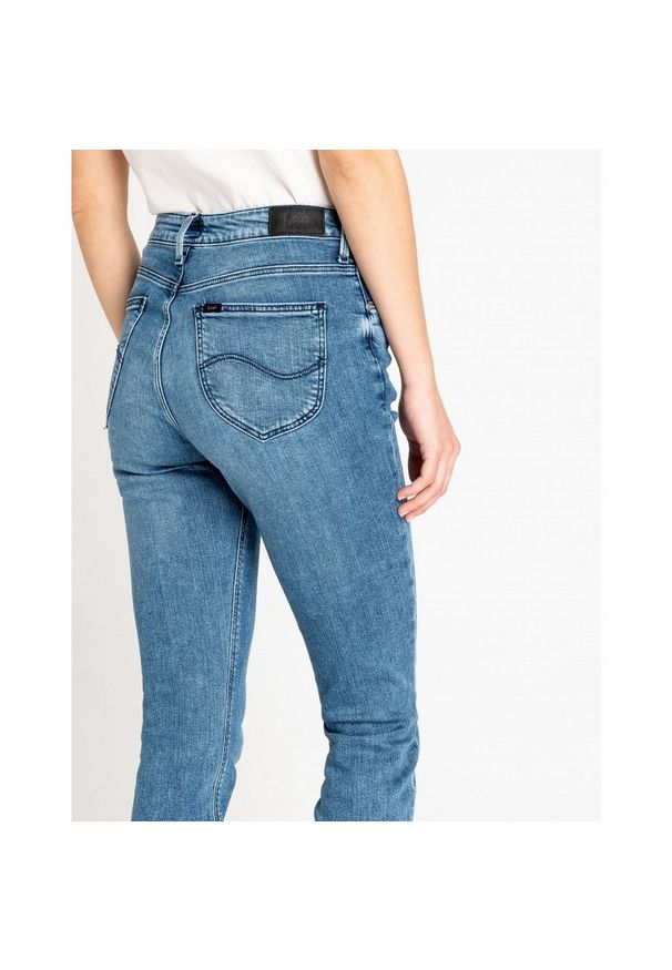 Lee - SPODNIE DAMSKIE LEE SCARLETT SKINNY HIGH WAIST MID VESTA L626LYQV 112114273. Stan: podwyższony
