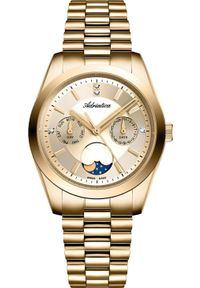 Zegarek Adriatica Zegarek damski Adriatica A3802.1111QF CYRKONIE złoty. Kolor: złoty #1