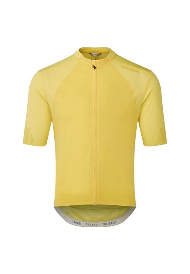 ALTURA - Dżersej z krótkim rękawem Altura Endurance 2022. Kolor: żółty. Materiał: jersey. Długość rękawa: krótki rękaw. Długość: krótkie. Sport: kolarstwo