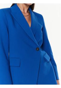 Sisley Marynarka 2OLVLW00X Niebieski Regular Fit. Kolor: niebieski. Materiał: syntetyk #4