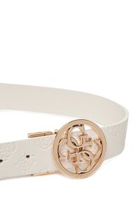 Guess Pasek Damski BW9253 P5335 Biały. Kolor: biały. Materiał: skóra #4
