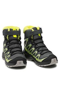 salomon - Salomon Śniegowce Xa Pro V8 Winter Cswp J 414335 09 W0 Zielony. Kolor: zielony. Materiał: skóra #5