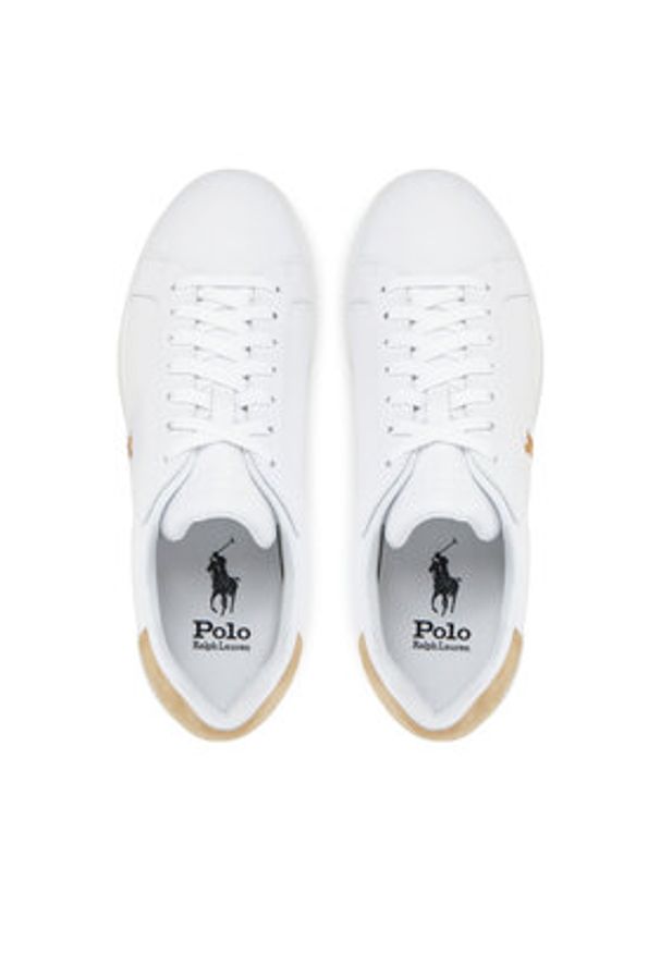 Polo Ralph Lauren Sneakersy Heritage Court II 809940762001 Biały. Kolor: biały. Materiał: skóra