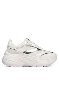 Karl Lagerfeld - KARL LAGERFELD Sneakersy Kontour Wedge KL68016 Biały. Kolor: biały. Materiał: skóra #1