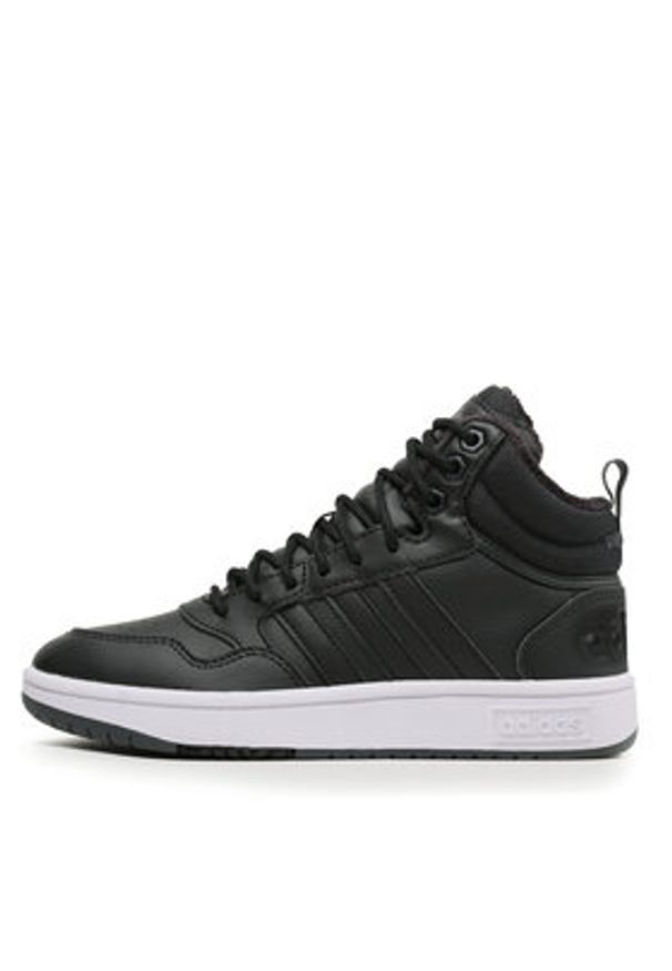 Adidas - adidas Sneakersy Hoops 3.0 GZ6679 Czarny. Kolor: czarny. Materiał: materiał