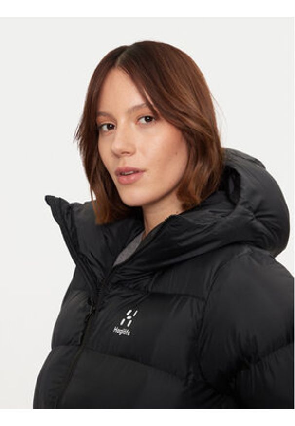 Haglöfs Kurtka zimowa Long Mimic 607706 Czarny Relaxed Fit. Kolor: czarny. Materiał: syntetyk. Sezon: zima