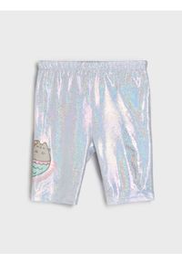 Sinsay - Krótkie legginsy Pusheen the Cat - srebrny. Kolor: srebrny. Długość: krótkie
