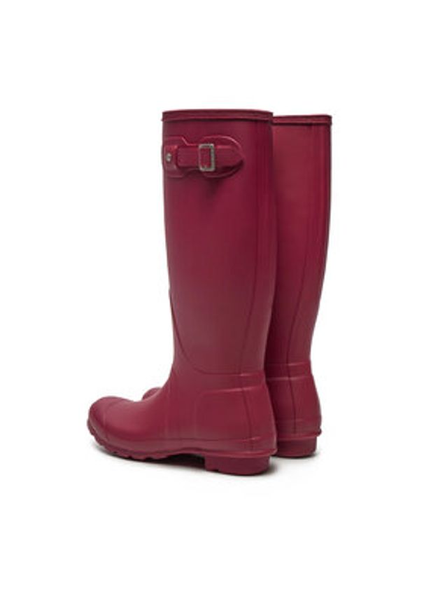 Hunter Kalosze WFT1000RMA Bordowy. Kolor: czerwony. Materiał: syntetyk