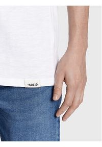 !SOLID - Solid T-Shirt 21107372 Biały Regular Fit. Kolor: biały. Materiał: bawełna