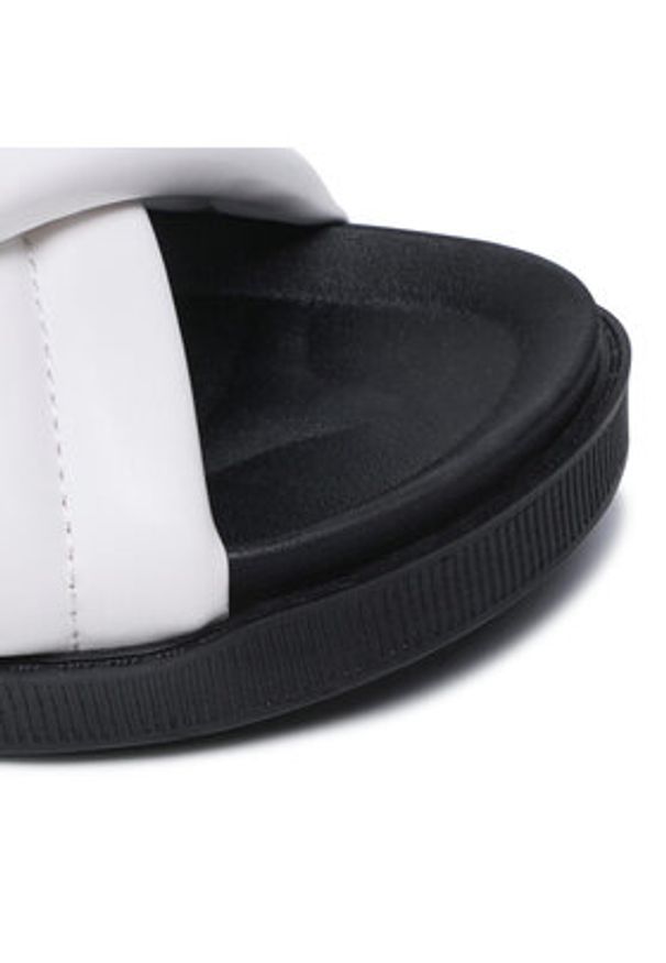 Jenny Fairy Klapki TS5130-01 Biały. Kolor: biały. Materiał: skóra