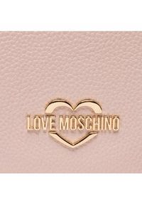 Love Moschino - LOVE MOSCHINO Torebka JC4336PP0GK1060B Różowy. Kolor: różowy. Materiał: skórzane #4