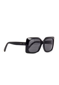 CELINE - Czarne okulary przeciwsłoneczne. Kolor: czarny. Wzór: aplikacja, gradientowy #7