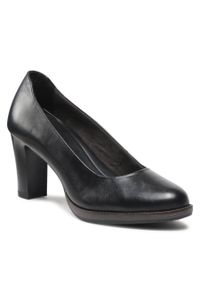 Półbuty Tamaris 1-22424-29 Black Leather 003. Kolor: czarny. Materiał: skóra #1