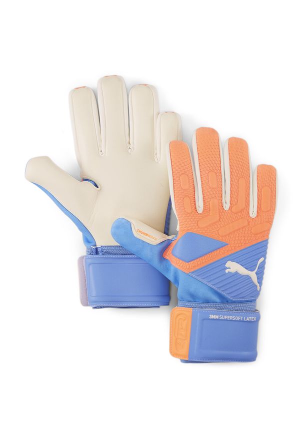 Rękawice męskie Puma Future Match Nc Ultra. Kolor: wielokolorowy, niebieski, pomarańczowy. Materiał: materiał, syntetyk. Sport: piłka nożna