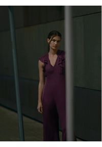 mango - Mango Kombinezon Lia 47087127 Fioletowy Regular Fit. Kolor: fioletowy. Materiał: wiskoza #2