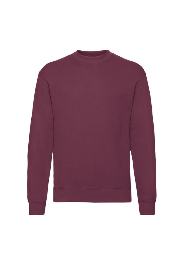 FRUIT OF THE LOOM - Klasyczna Bluza Rozpinana Unisex Dla Dorosłych. Kolor: czerwony, wielokolorowy, brązowy