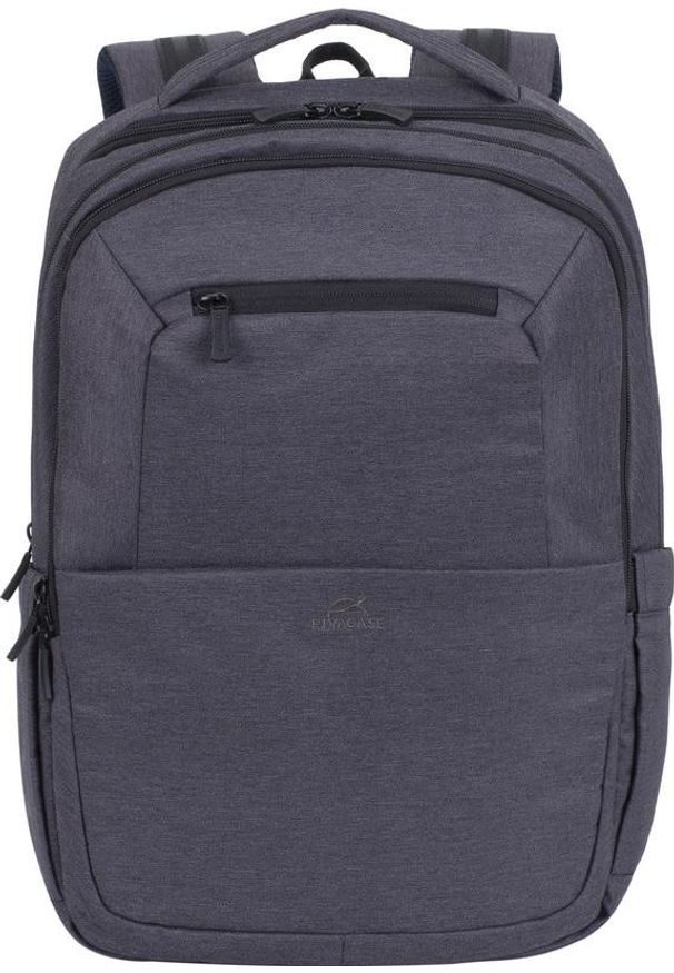 RIVACASE - Plecak Rivacase 7765 czarny. Kolor: czarny. Materiał: materiał. Wzór: paski. Styl: sportowy, elegancki