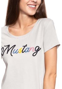 Mustang - MUSTANG T SHIRT DAMSKI Alina C Print 1009824 4025. Wzór: nadruk