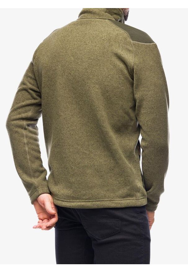 Fjällräven - Bluza turystyczna męska Fjallraven Buck Fleece. Kolor: zielony