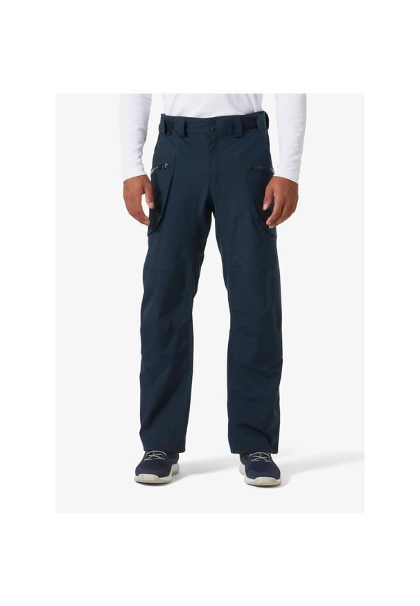 Spodnie przeciwdeszczowe męskie Helly Hansen HP Foil Pant 2.0. Kolor: niebieski. Sezon: lato. Sport: turystyka piesza