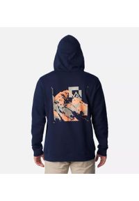 columbia - Columbia Bluza Trek Graphic 2018494468. Kolor: niebieski