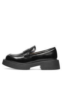 Badura Loafersy WFA2588-1Z Czarny. Kolor: czarny. Materiał: lakier, skóra
