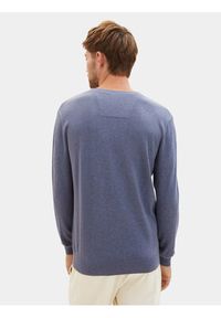 Tom Tailor Sweter 1012820 Niebieski Regular Fit. Kolor: niebieski. Materiał: bawełna