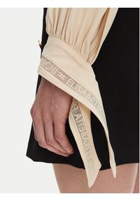 Elisabetta Franchi Body CB-006-51E2 Écru Regular Fit. Materiał: wiskoza #4