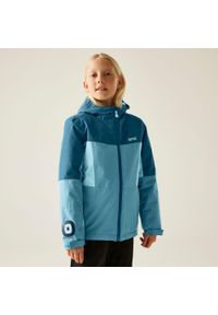 Regatta - Kurtka dziecięca przejściowa przeciwdeszczowa Beamz. Kolor: niebieski. Materiał: tkanina, puch. Styl: sportowy #1