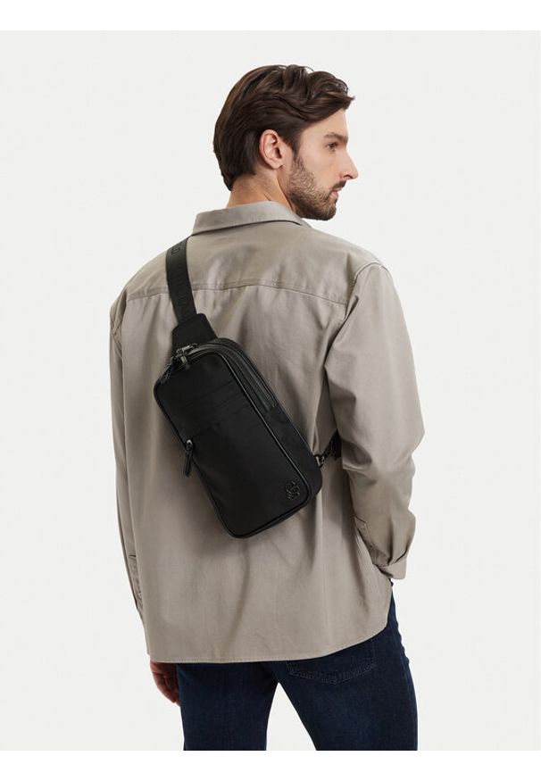 Karl Lagerfeld - KARL LAGERFELD Saszetka A4M30268 Czarny. Kolor: czarny. Materiał: materiał