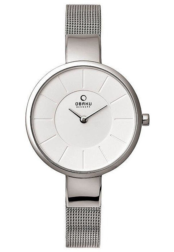 OBAKU - Zegarek damski Obaku Denmark V149LCIMC1 srebrny. Kolor: srebrny