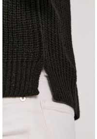 Vero Moda Sweter damski kolor czarny. Okazja: na co dzień. Kolor: czarny. Materiał: materiał, włókno. Długość rękawa: raglanowy rękaw. Styl: casual #4