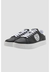 Versace Jeans Couture - VERSACE JEANS COUTURE Czarne sneakersy męskie Fondo Court 88 DIS. SK1, Rozmiar 43. Kolor: czarny #6