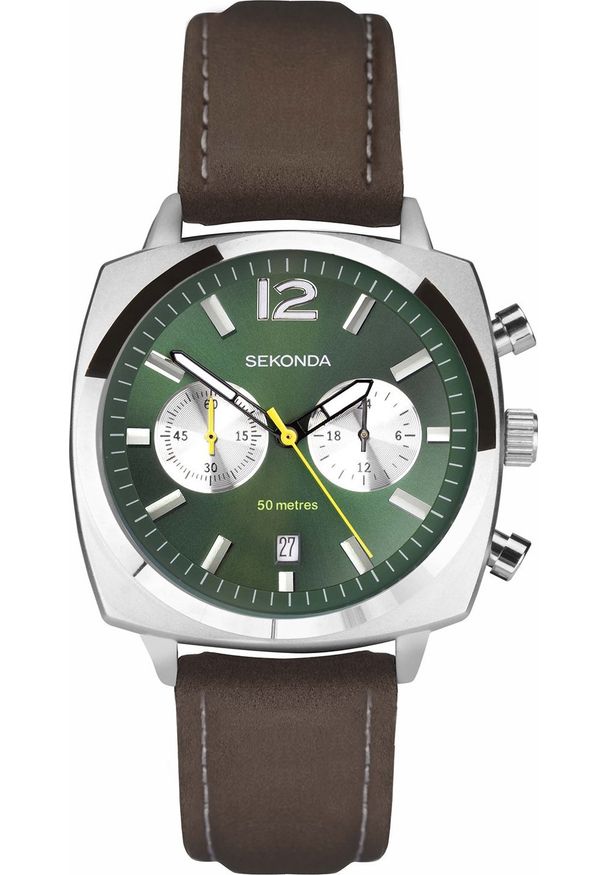 Zegarek Sekonda Zegarek męski Sekonda 30029 brązowy. Kolor: brązowy