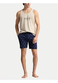 Polo Ralph Lauren Szorty piżamowe 714965505004 Granatowy Slim Fit. Kolor: niebieski. Materiał: bawełna #4