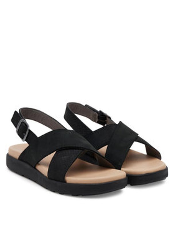 keen - Keen Sandały Elle Luxe1030522 Czarny. Kolor: czarny. Materiał: skóra, nubuk