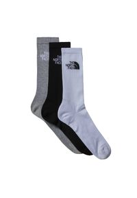 Zestaw 3 par wysokich skarpet męskich The North Face. Wzór: kolorowy