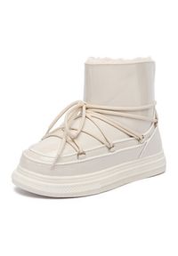 DeeZee Śniegowce DZN-026 Écru. Materiał: materiał #5