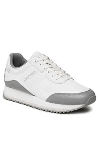 Calvin Klein Sneakersy Low Top Lace Up Heat Bond HM0HM00551 Biały. Kolor: biały. Materiał: materiał #1