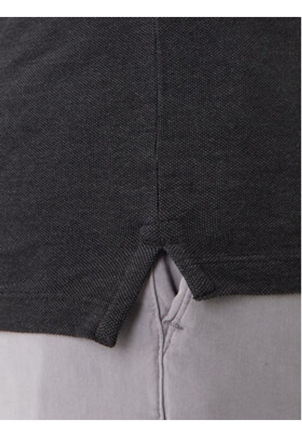 Jack & Jones Polo Paulos 12136668 Czarny Slim Fit. Typ kołnierza: polo. Kolor: czarny. Materiał: bawełna