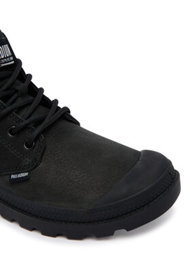 Palladium Trapery Pampa Hi Nbk 79495-008-M Czarny. Kolor: czarny. Materiał: nubuk, skóra