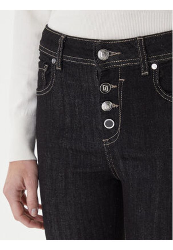 Gaudi Jeansy 521BD26005 Czarny Slim Fit. Kolor: czarny
