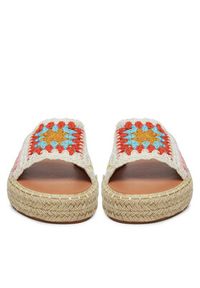 DeeZee Espadryle 8-730-4 Écru. Materiał: materiał #3