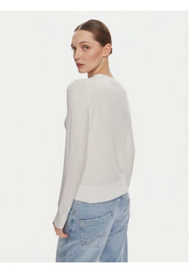 GAP - Gap Kardigan 443176 Biały Regular Fit. Kolor: biały. Materiał: bawełna