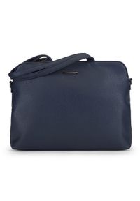 Wittchen - damska torba na laptopa 14" elegancka. Kolor: niebieski. Materiał: skóra ekologiczna. Styl: elegancki #1