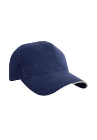 RESULT HEADWEAR - Czapka Z Daszkiem Sandwich Ze Szczotkowanej Bawełny. Kolor: brązowy, niebieski, wielokolorowy. Materiał: bawełna